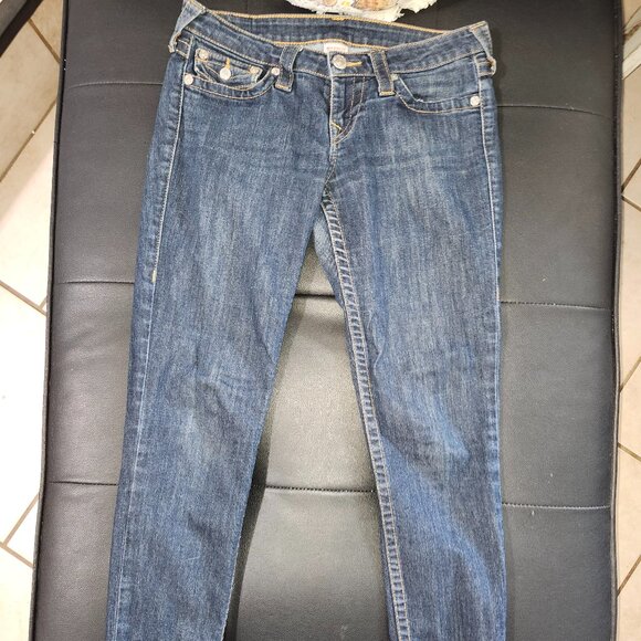 True Religion Ladies Blue Jeans - Picture 1 of 4